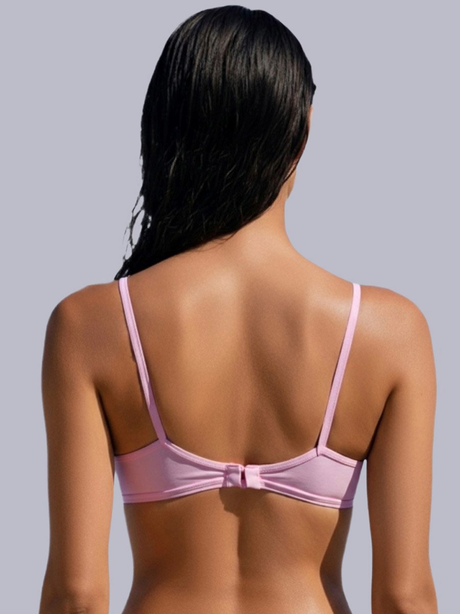 Pack of 2 - Non-Padded Non Wired Cotton Blend T-Shirt Bra