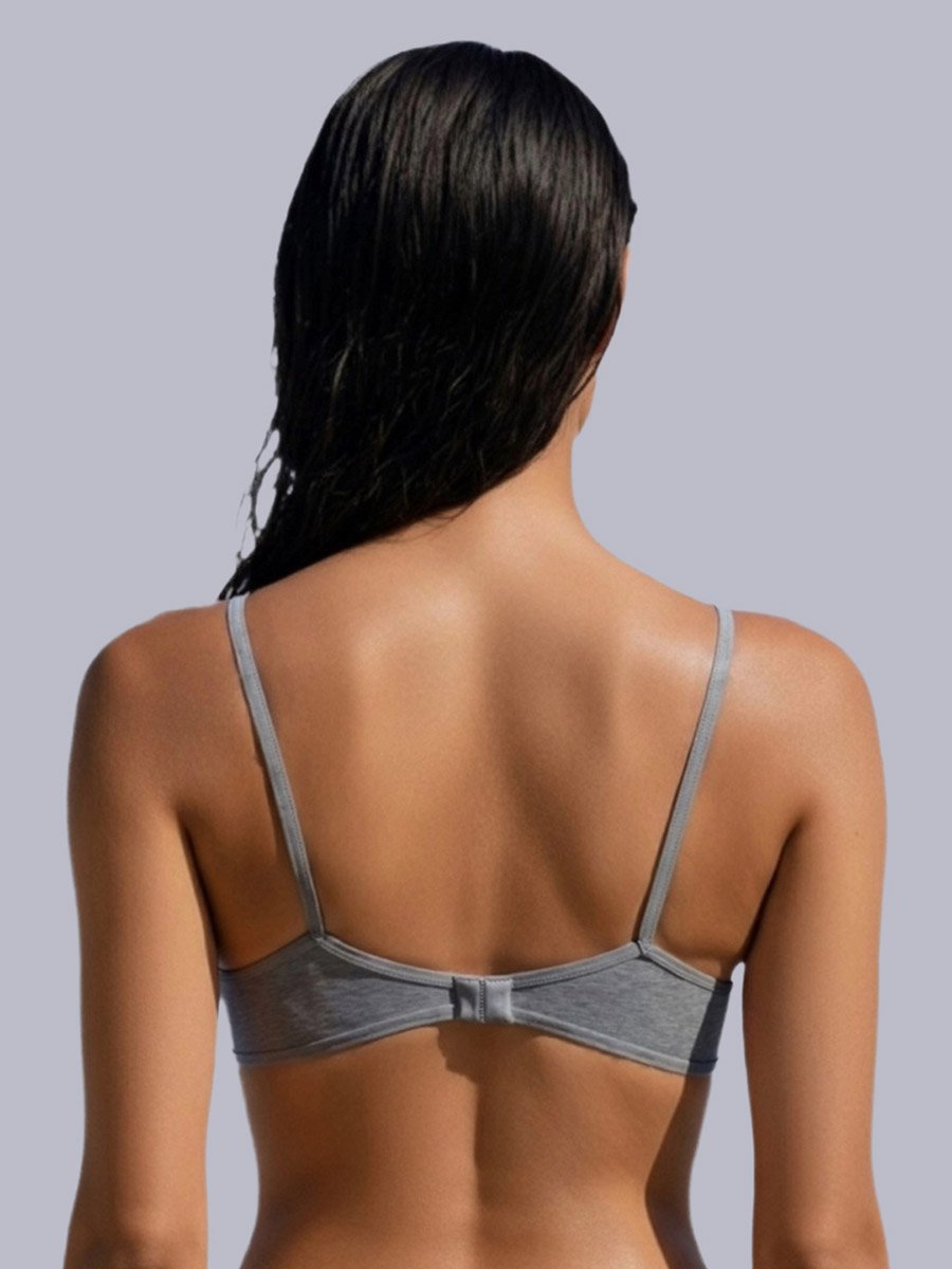 Pack of 2 - Non-Padded Non Wired Cotton Blend T-Shirt Bra