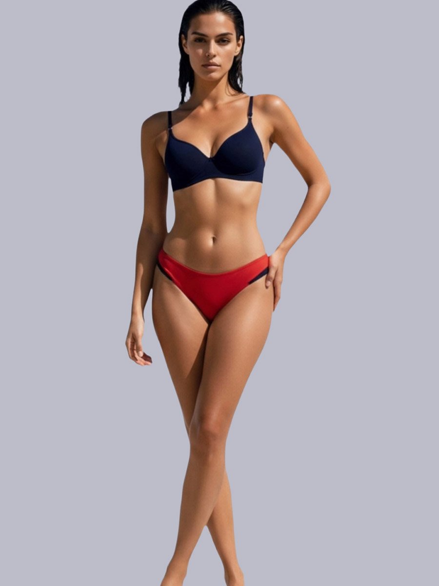 Pack of 2 - Non-Padded Non Wired Cotton Blend T-Shirt Bra