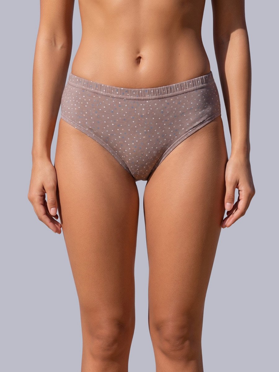 Pack of 3 - Cotton Full Coverage Hipster Briefs