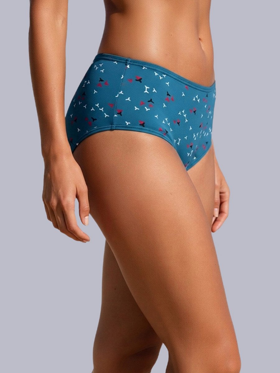 Pack of 3 - Cotton Printed Full Coverage Hipster Briefs