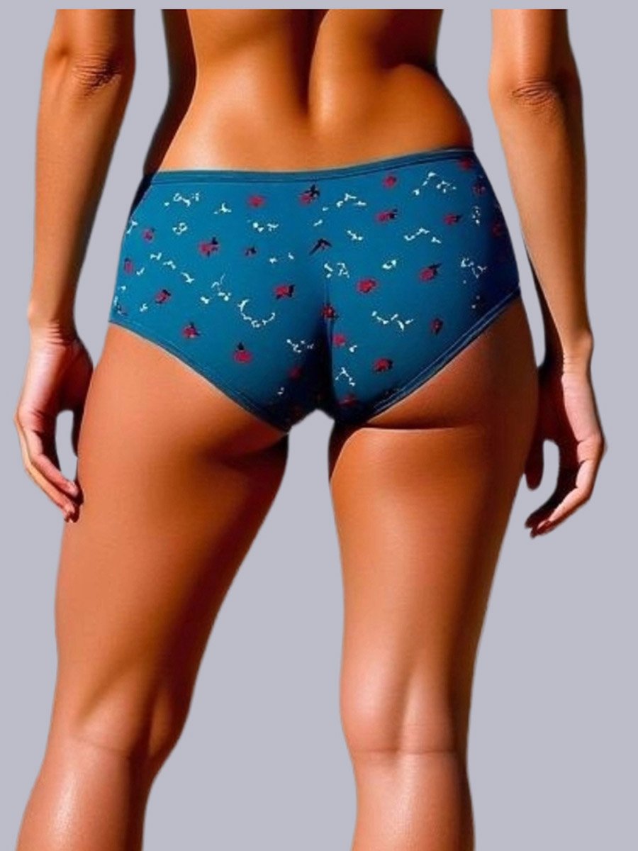 Pack of 3 - Cotton Printed Full Coverage Hipster Briefs