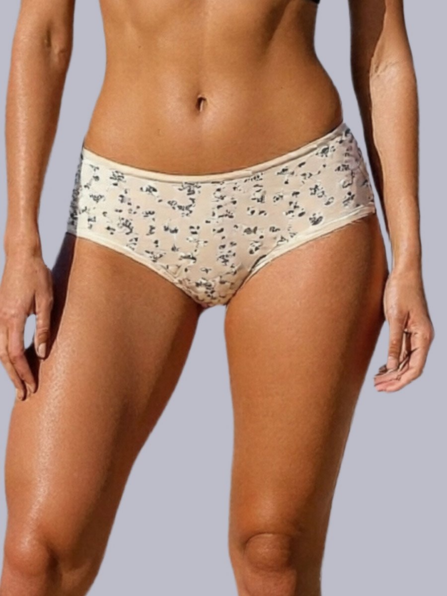 Pack of 3 - Cotton Printed Full Coverage Hipster Briefs