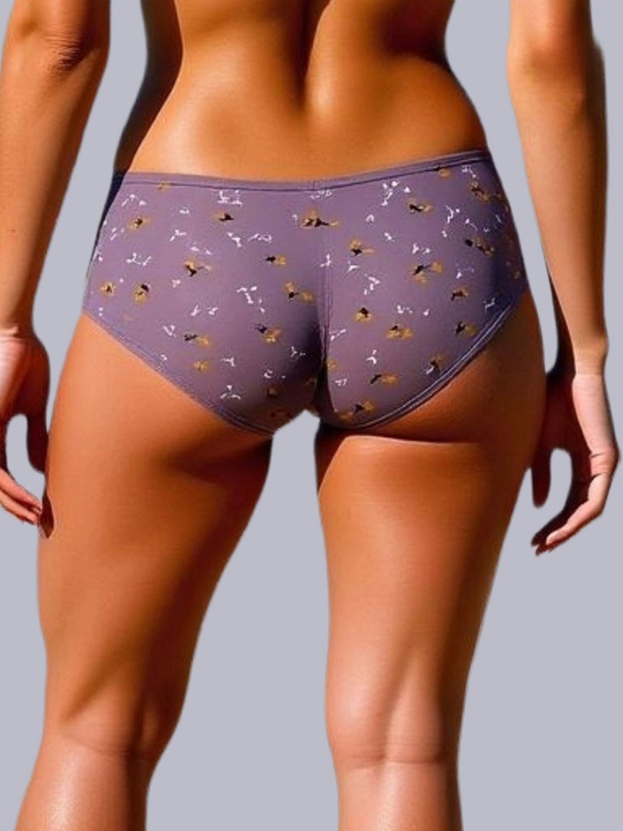 Pack of 3 - Cotton Printed Full Coverage Hipster Briefs