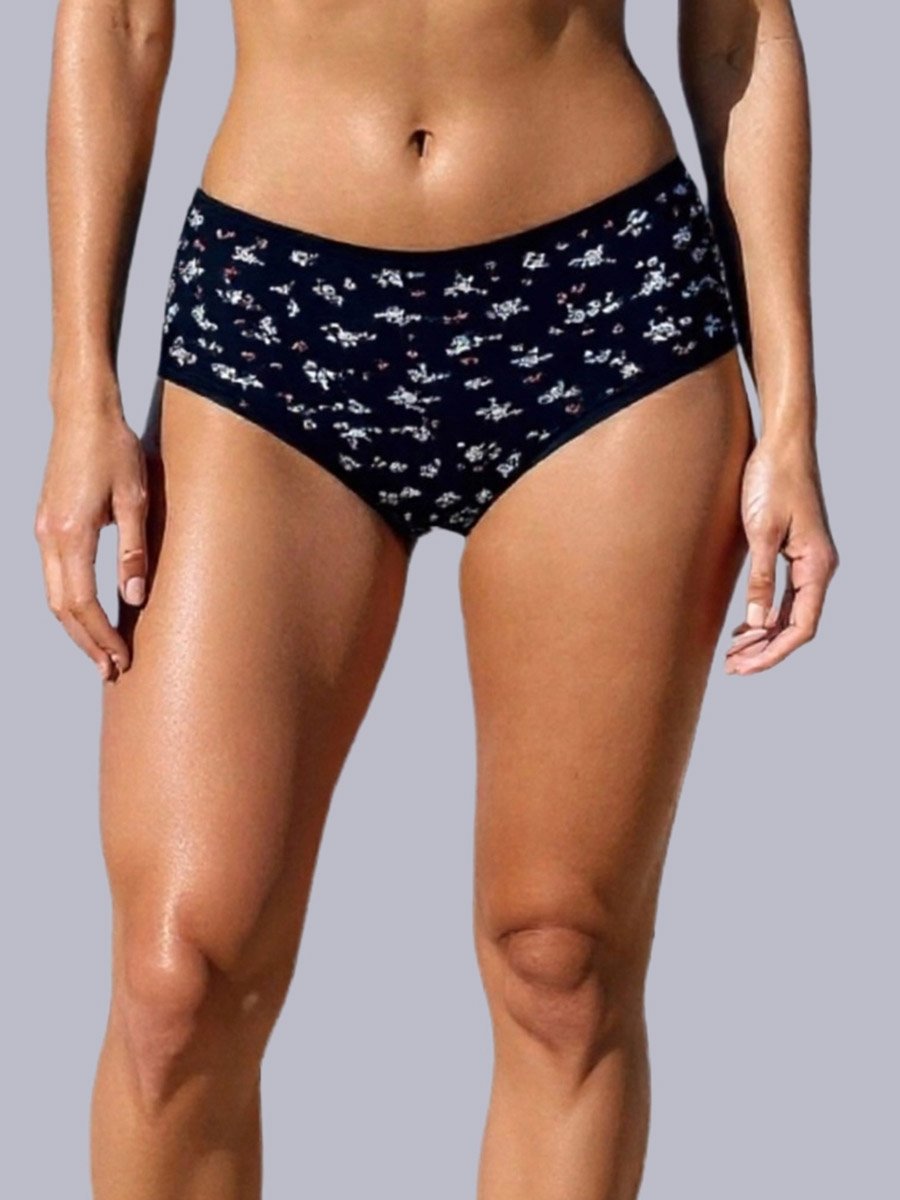 Pack of 3 - Cotton Printed Full Coverage Hipster Briefs