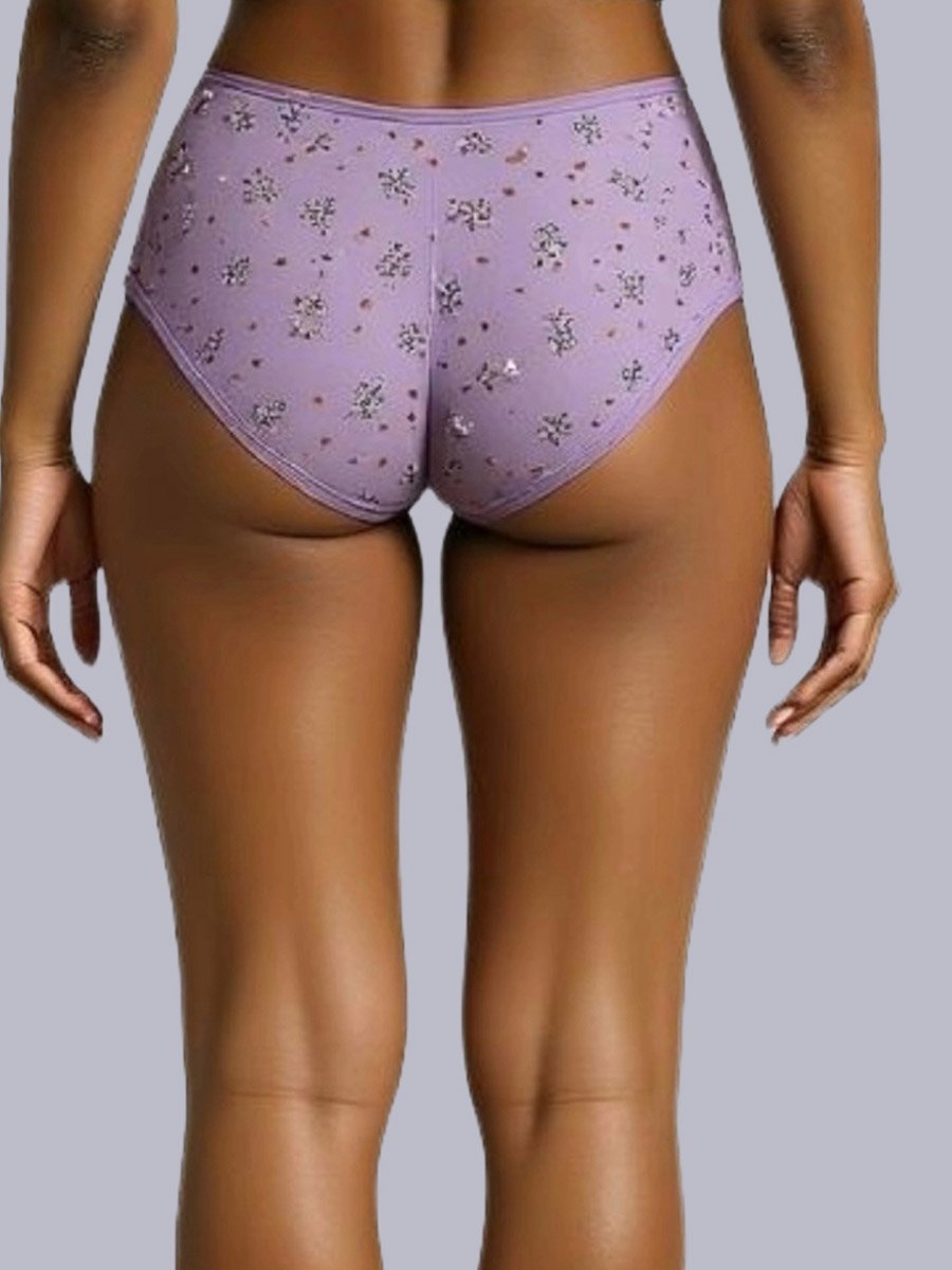 Pack of 3 - Cotton Printed Full Coverage Hipster Briefs