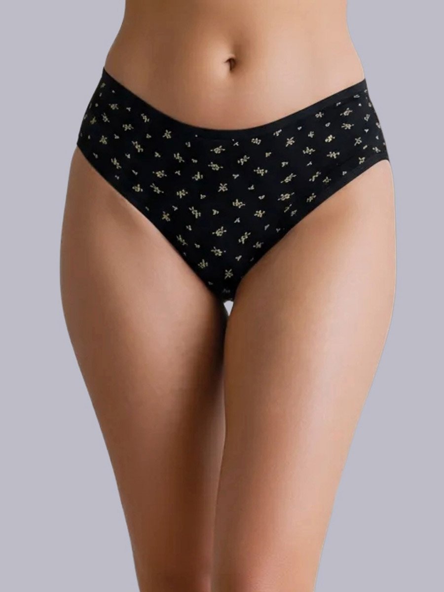 Pack of 3 - Cotton Ditsy Print Hipster Briefs