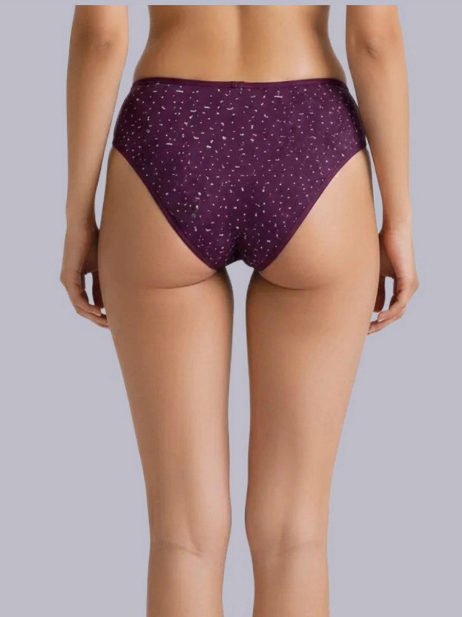 Pack of 3 - Cotton Ditsy Print Hipster Briefs