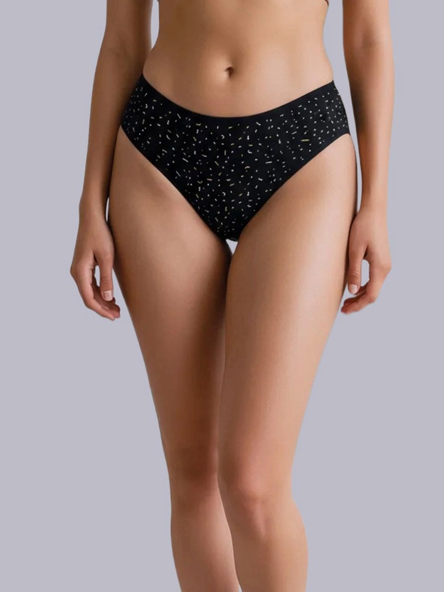 Pack of 3 - Cotton Ditsy Print Hipster Briefs