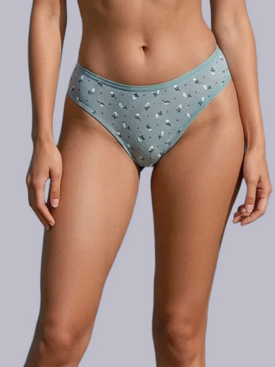 Pack of 3 - Cotton Ditsy Print Hipster Briefs