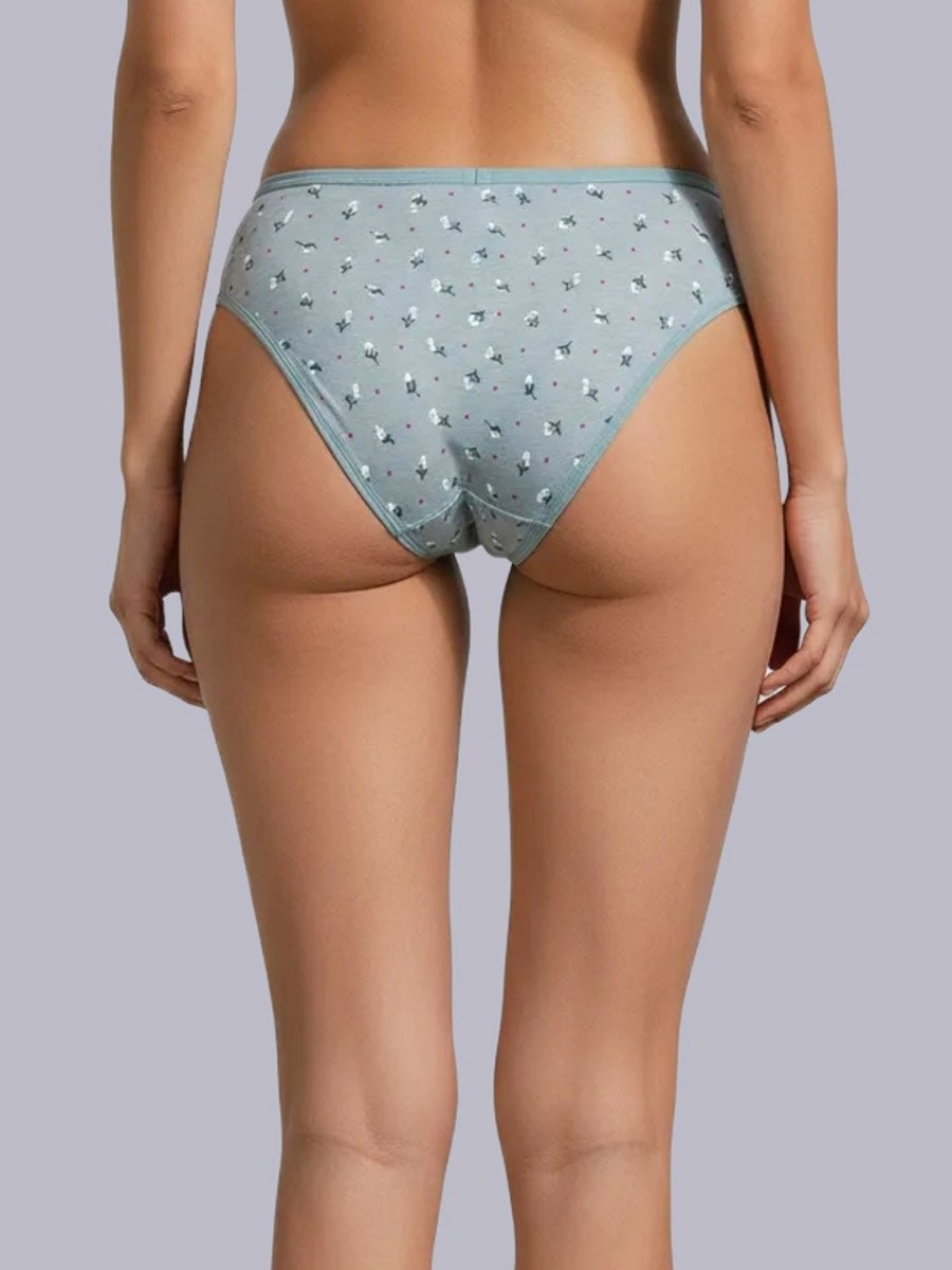 Pack of 3 - Cotton Ditsy Print Hipster Briefs