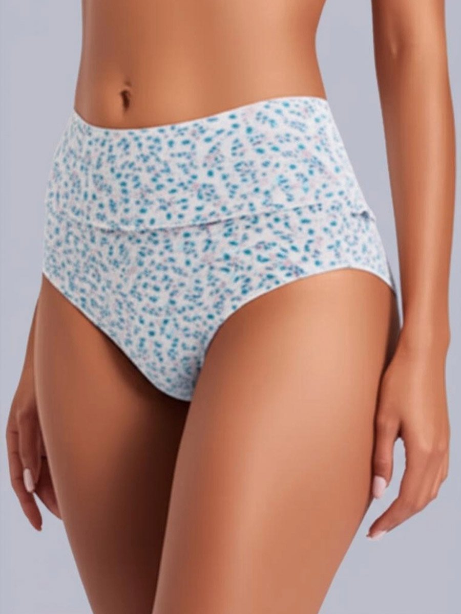Pack of 3 - Cotton Full Coverage Tummy Tucker Briefs