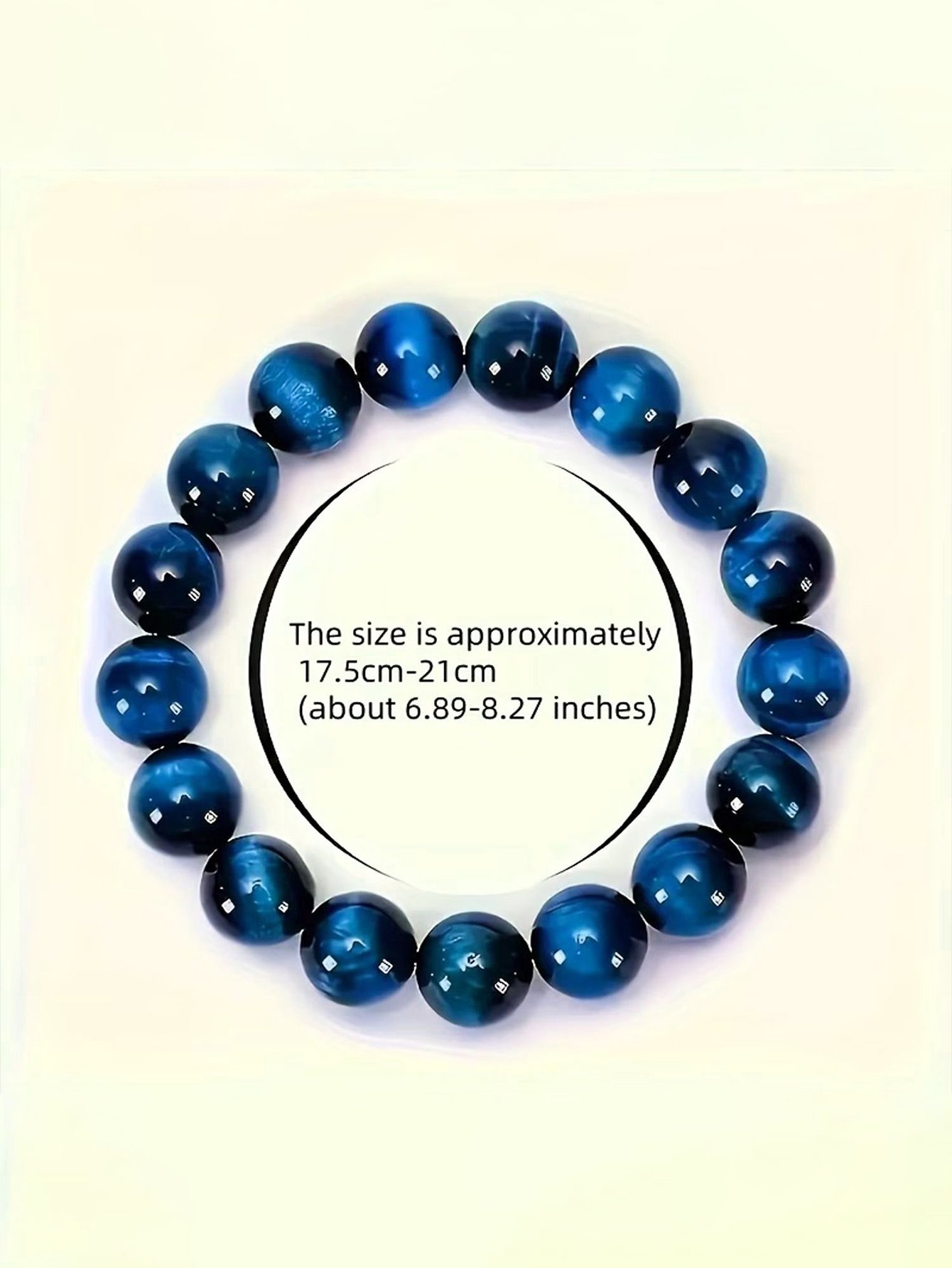 Blue Beaded Bracelet 
