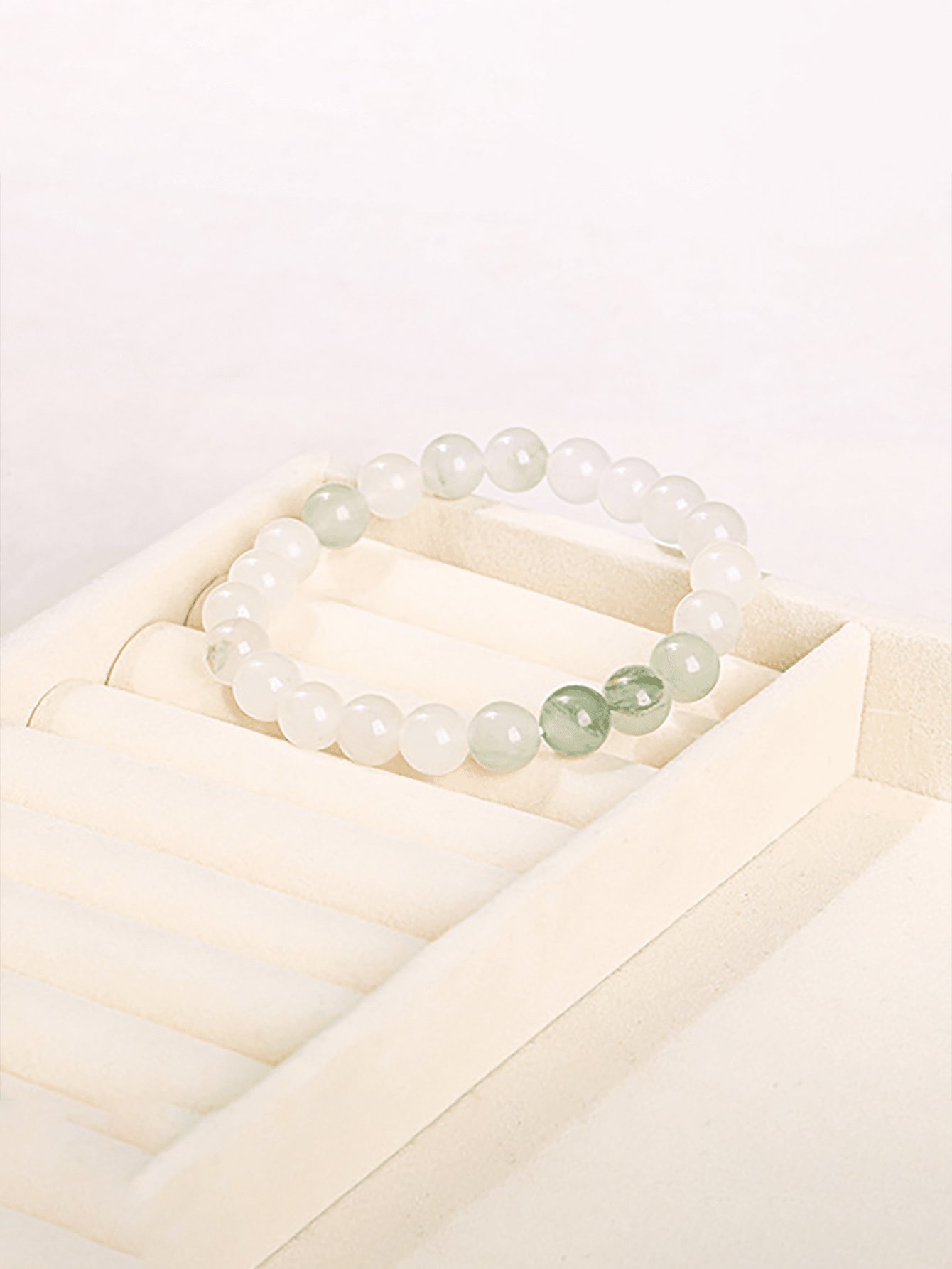 Green Jade Beaded Bracelet