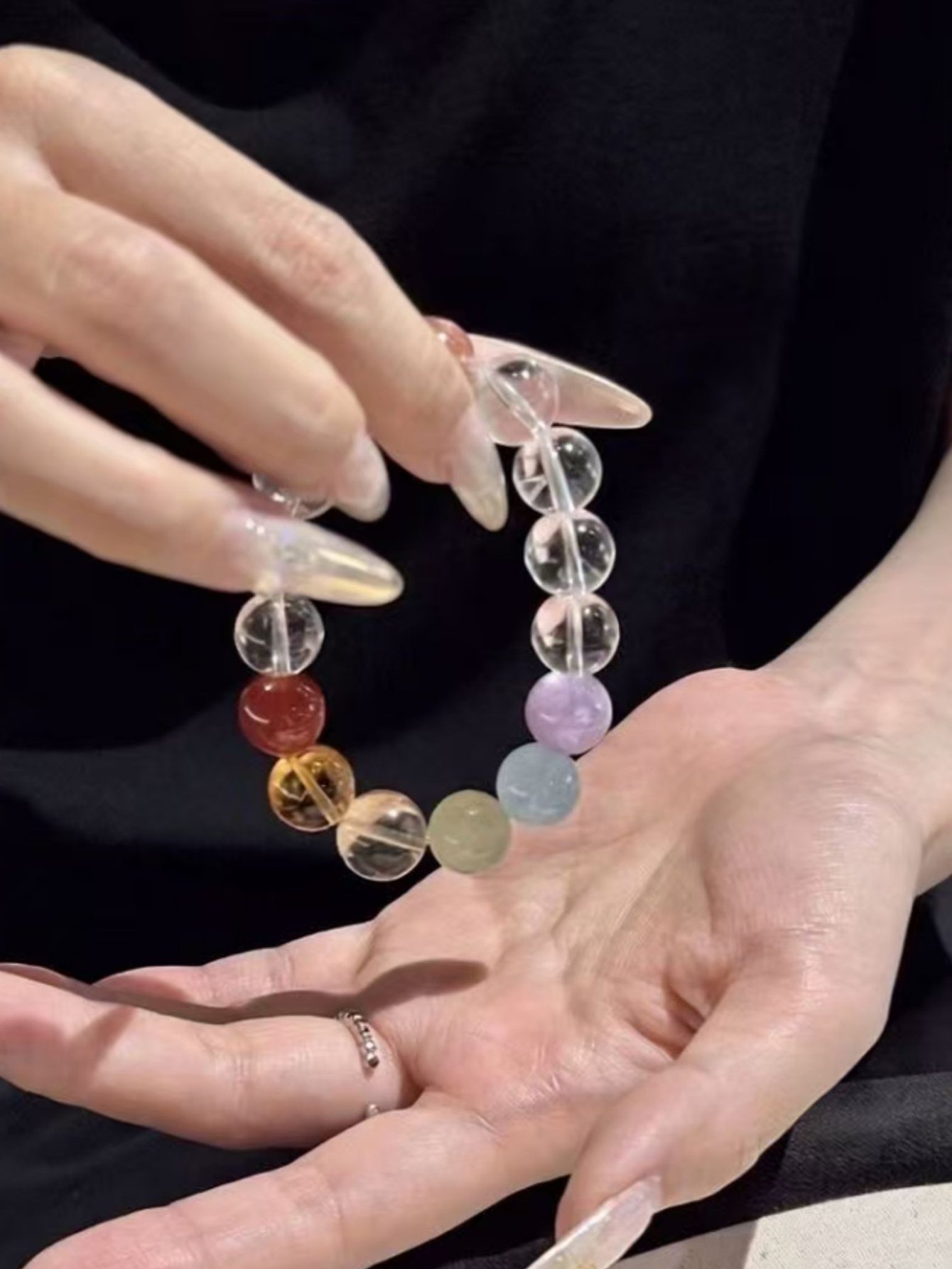Beaded Resin Bracelet