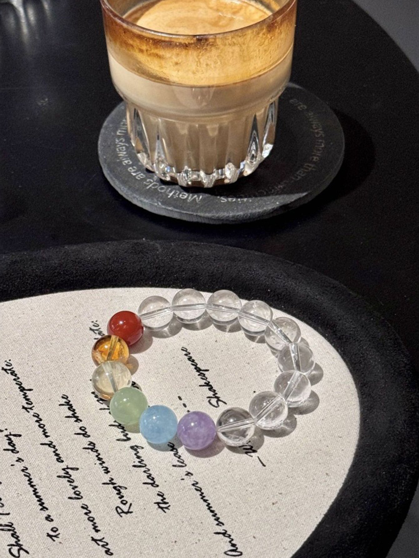 Beaded Resin Bracelet