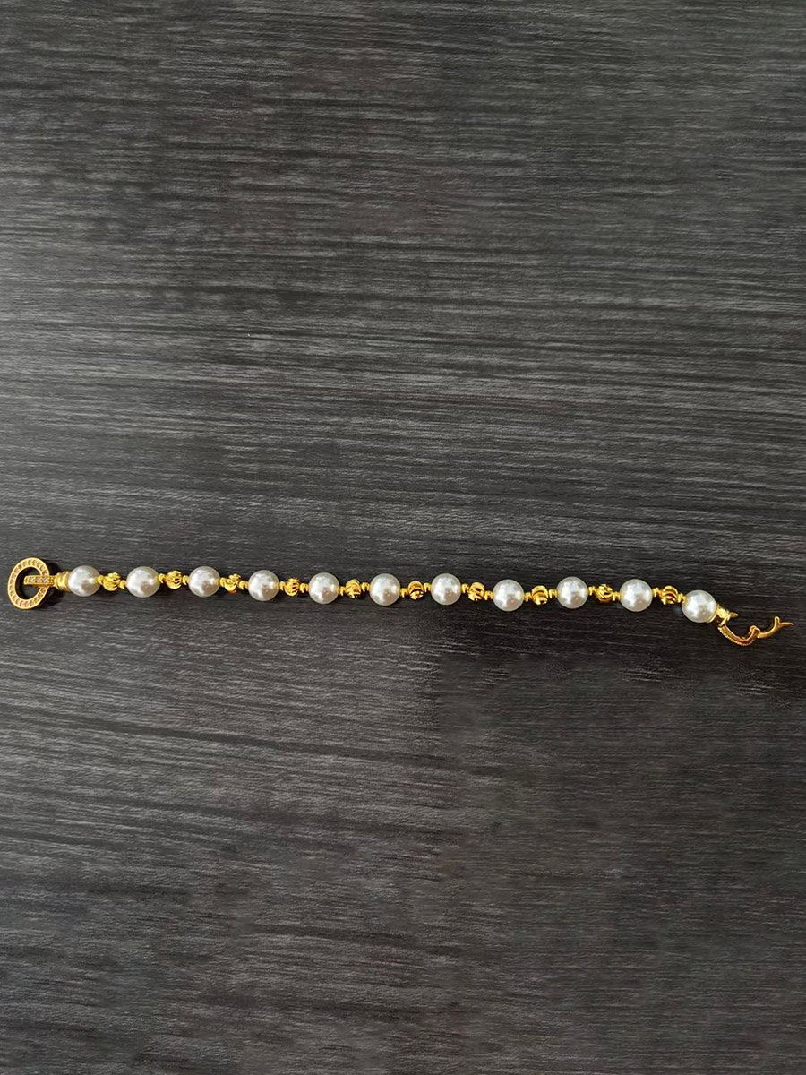 Faux Pearl Beaded Bracelet