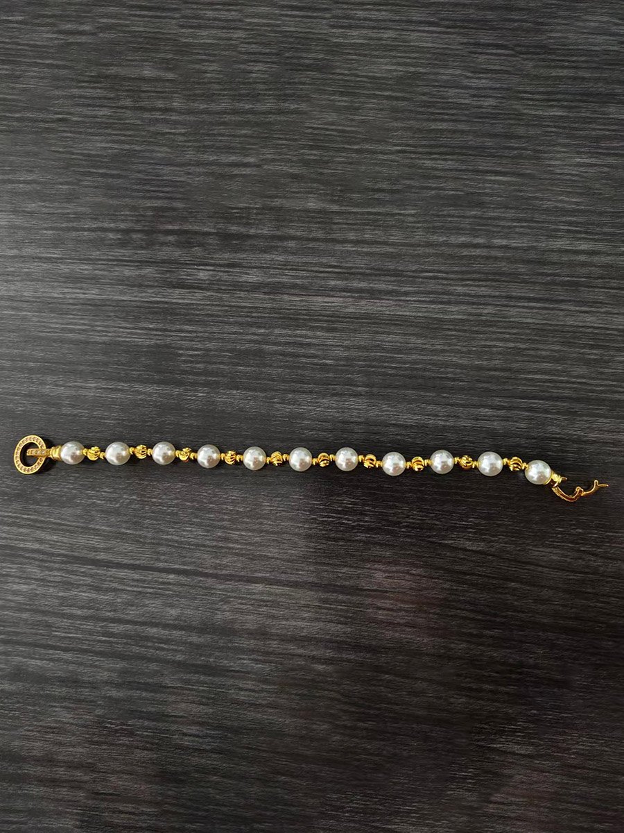 Faux Pearl Beaded Bracelet