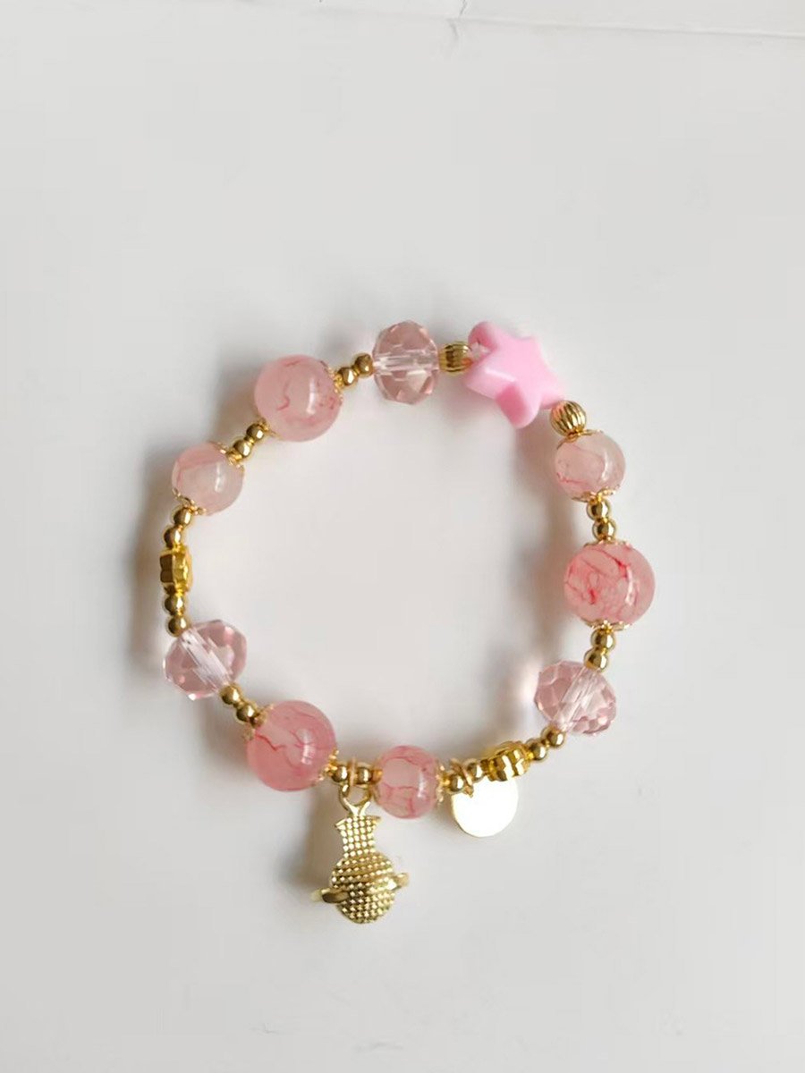 Rose Quartz Beaded Bracelet