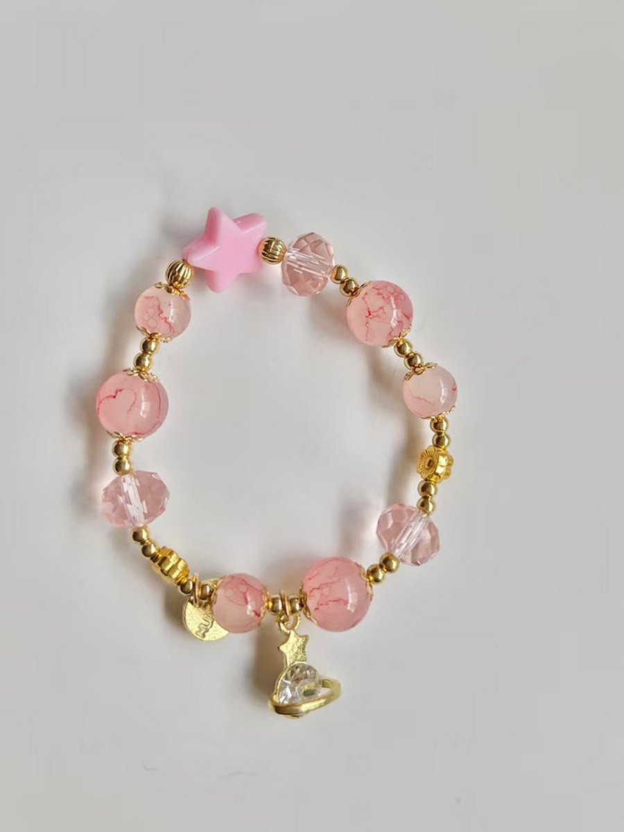Rose Quartz Beaded Bracelet