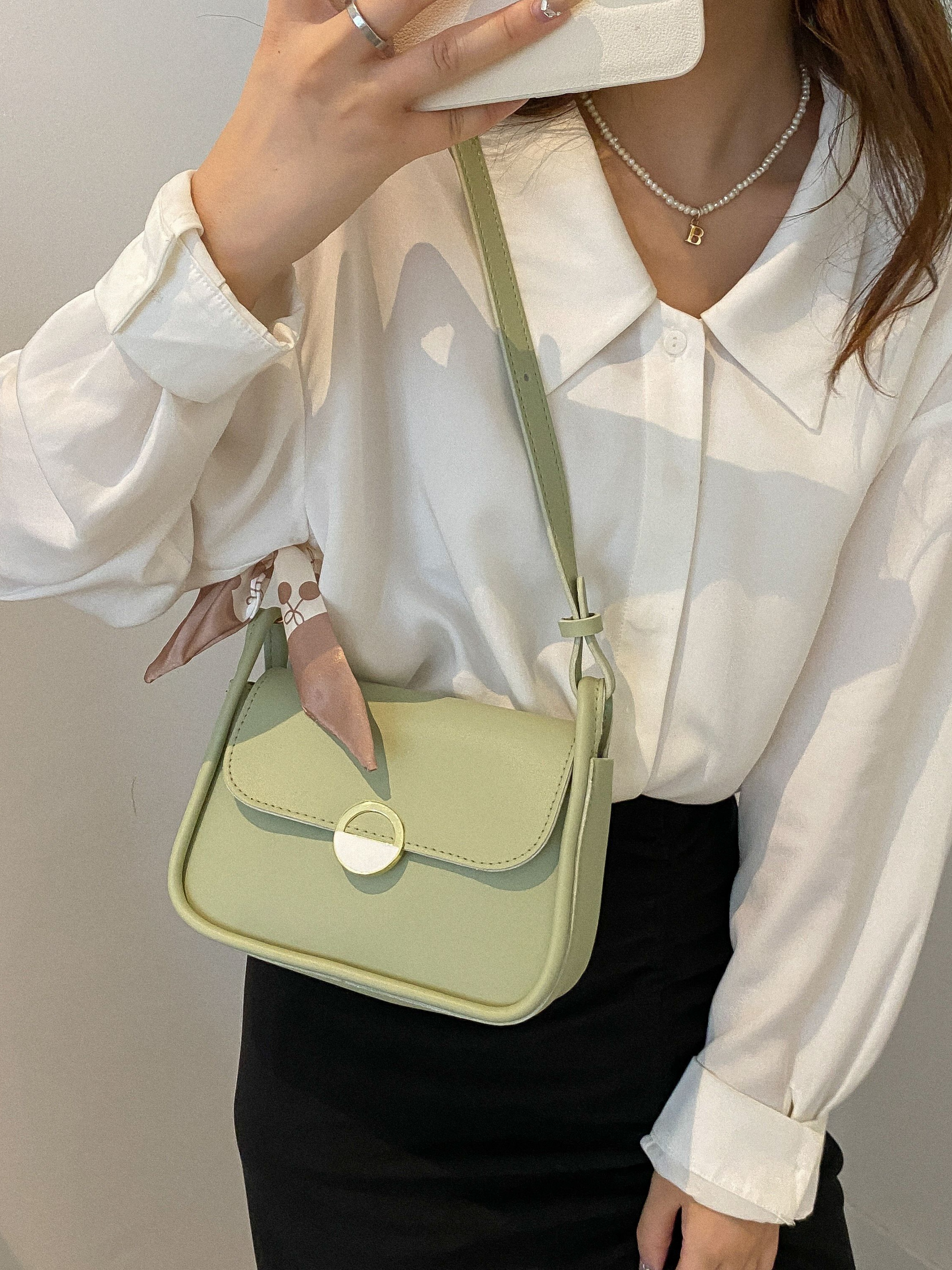 Neon Green Shoulder Bag