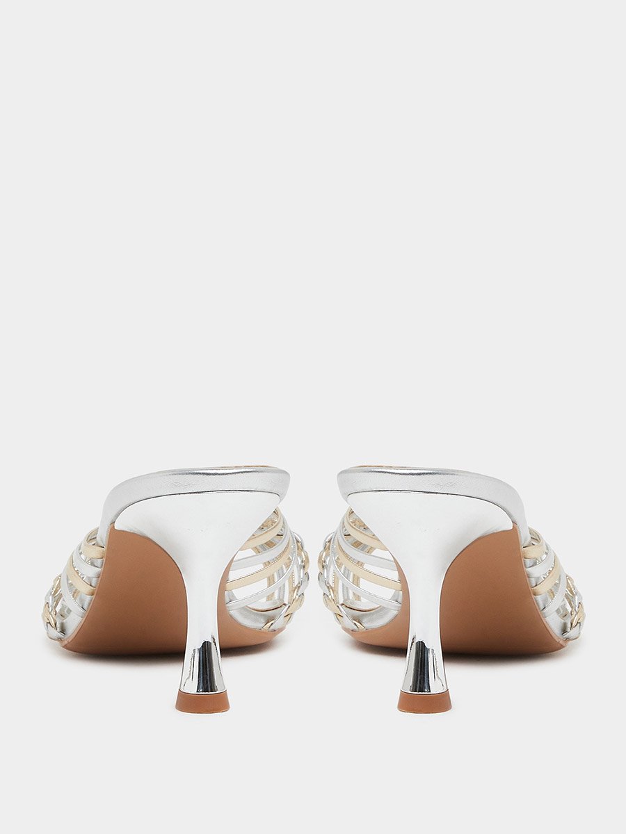 Embellished Stiletto Heel Sandals