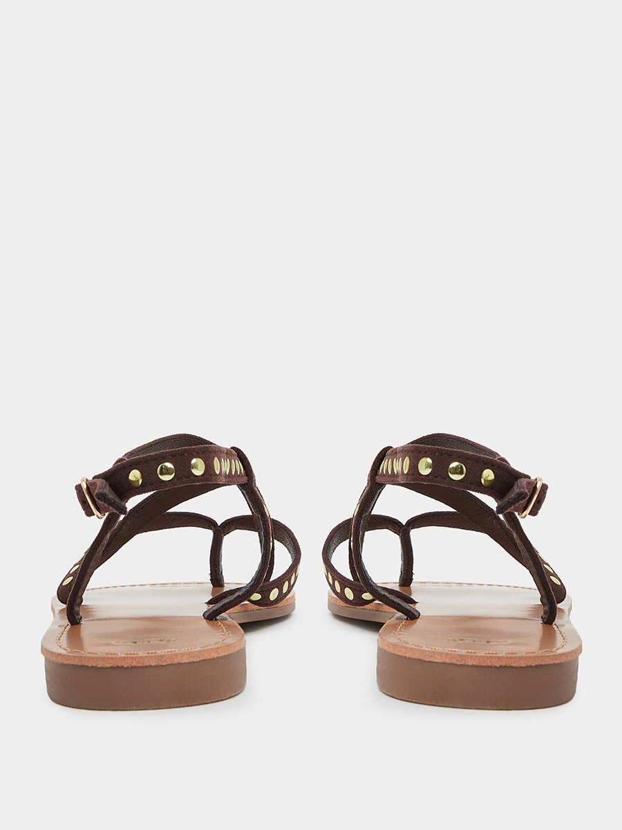 Studded Flat Sandals