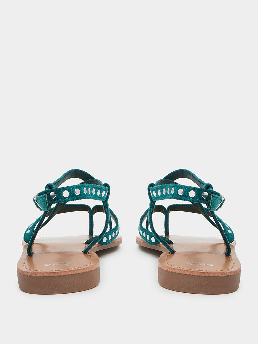 Studded Flat Sandals