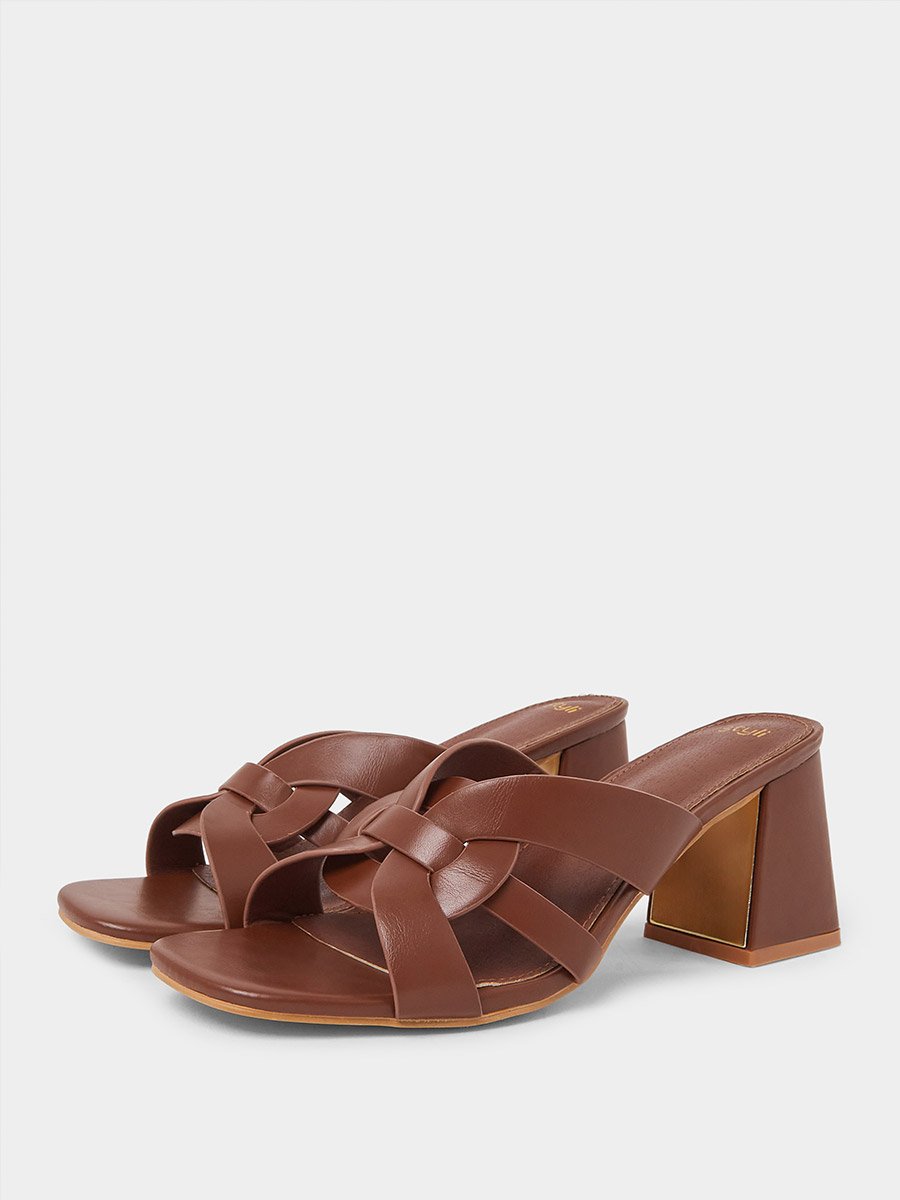 Strappy Block Heel Sandals
