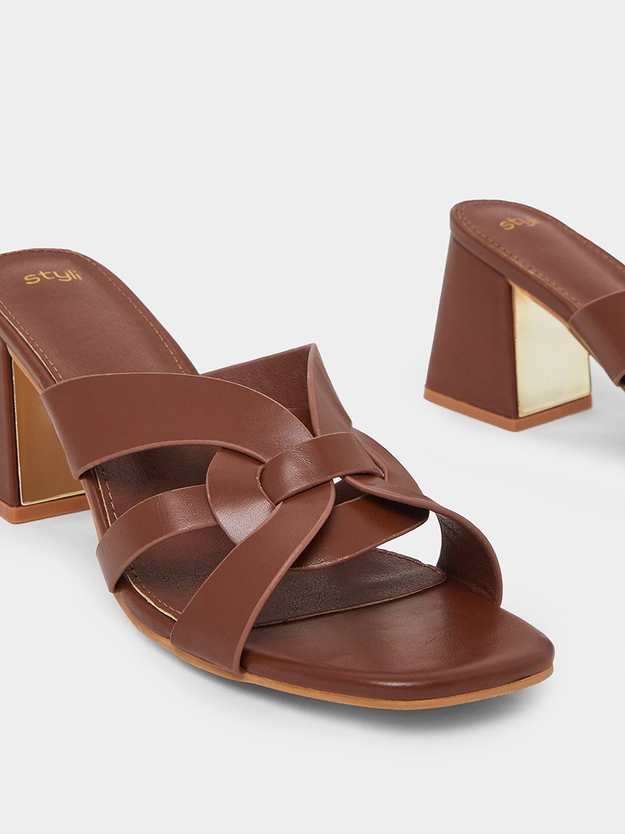 Strappy Block Heel Sandals