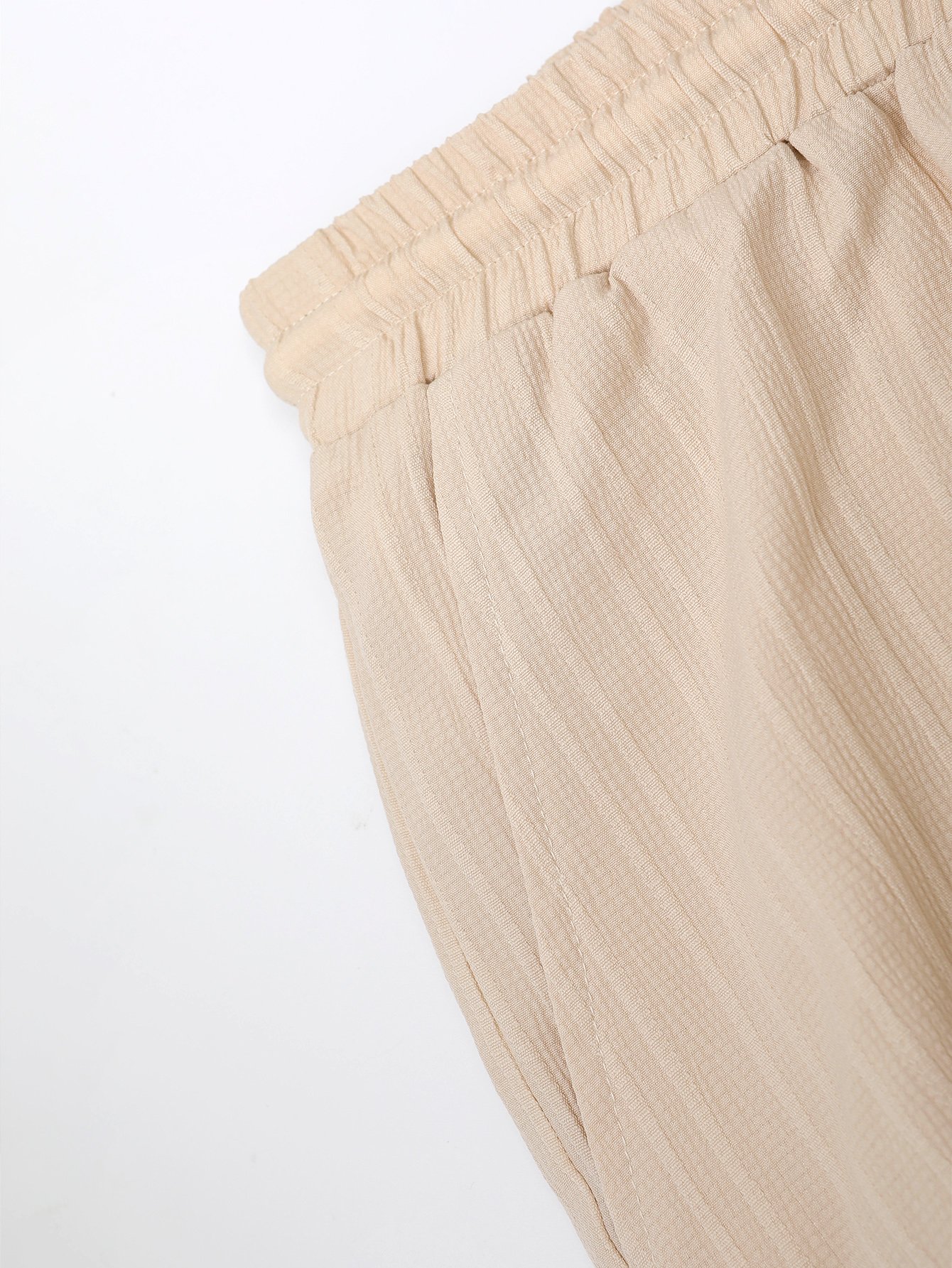 Men Plus Size Textured Casual Shirt and Shorts Co-ord Set