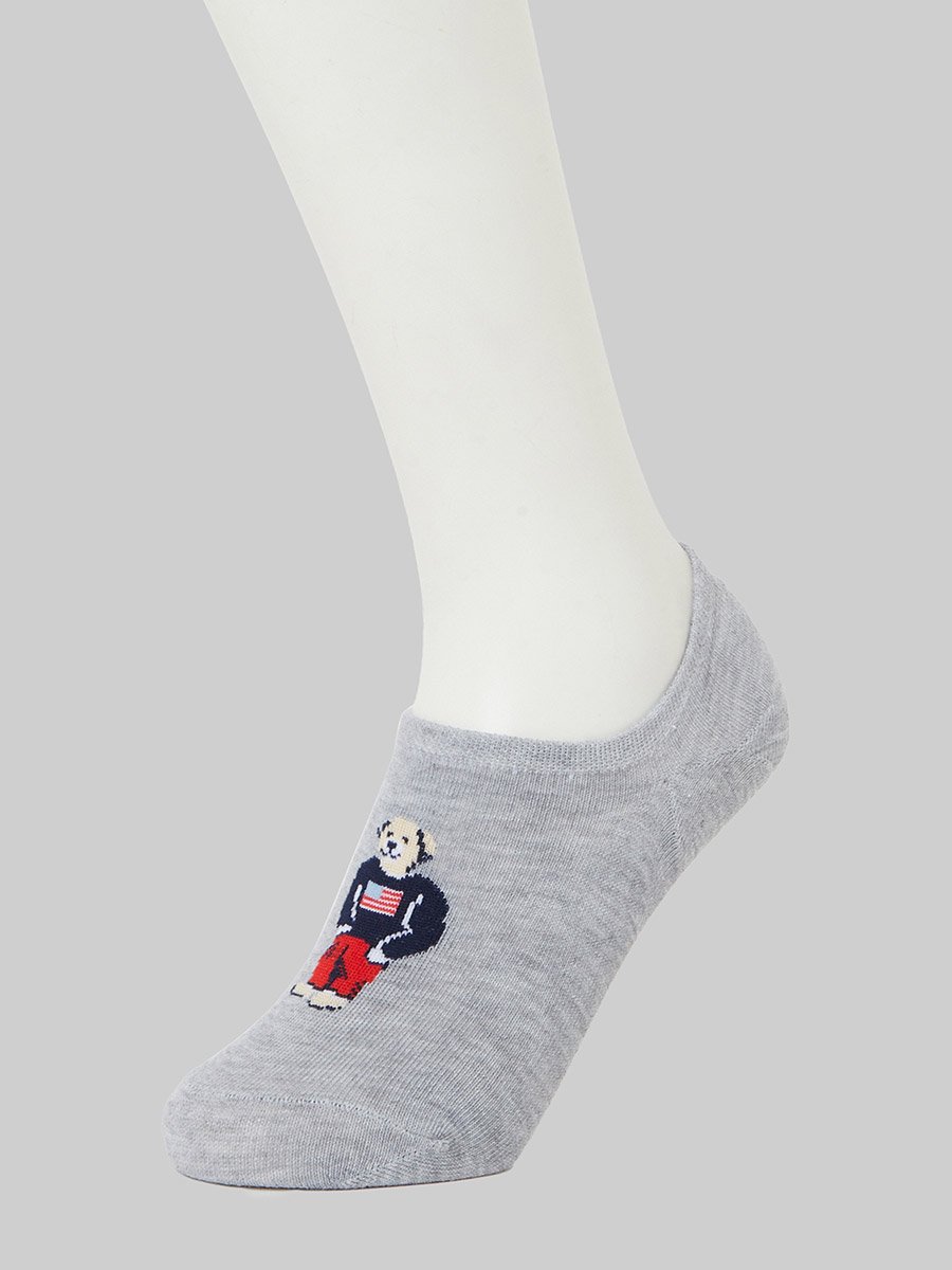 Pack of 5- Graphic Print Breathable No Show Socks