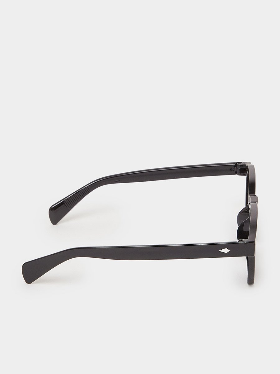 Solid Round Sunglasses