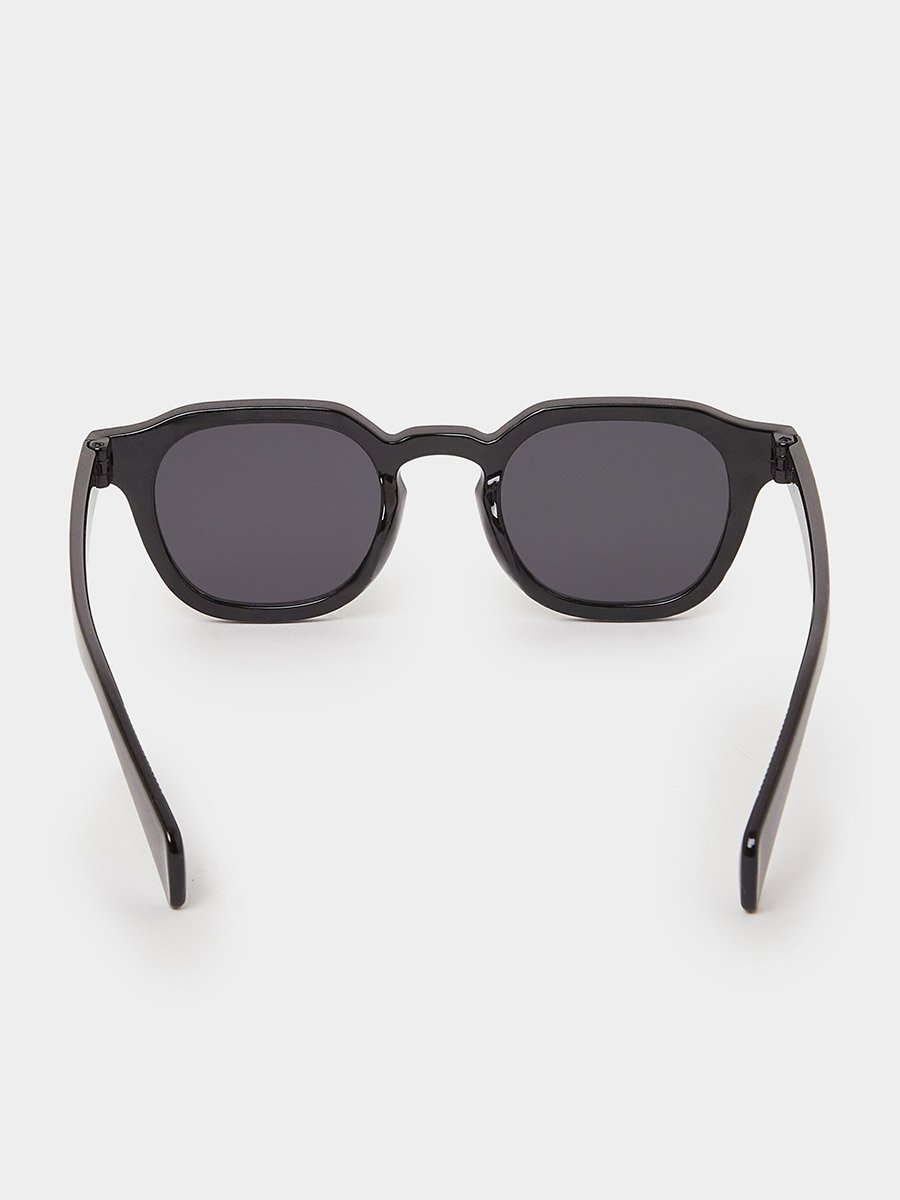 Solid Round Sunglasses