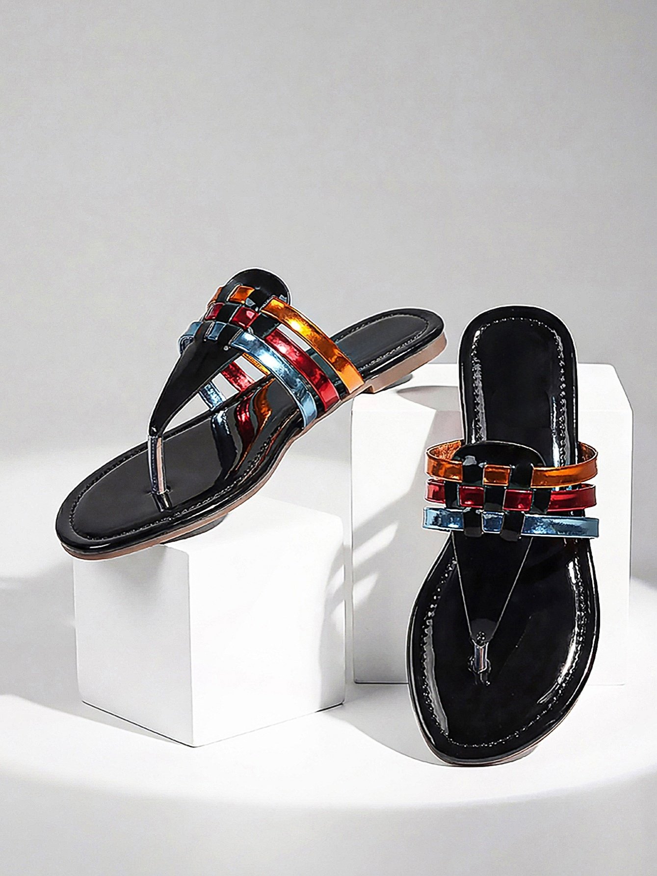 Strappy Thong Sandals
