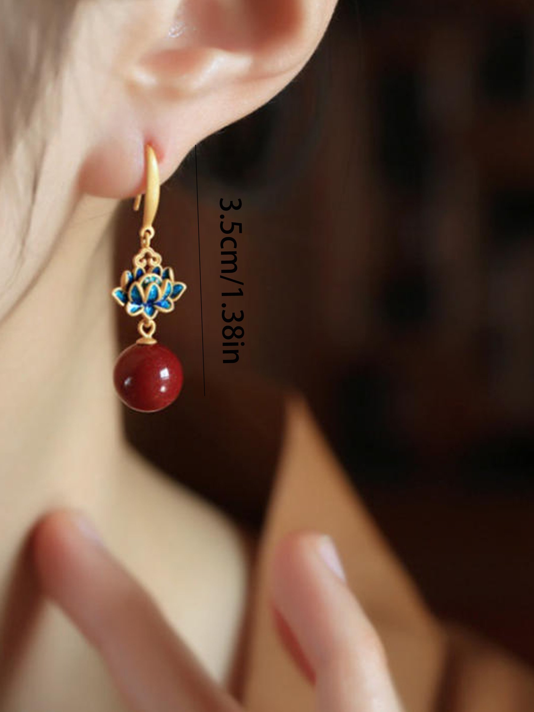 Faux Pearl Drop Earrings