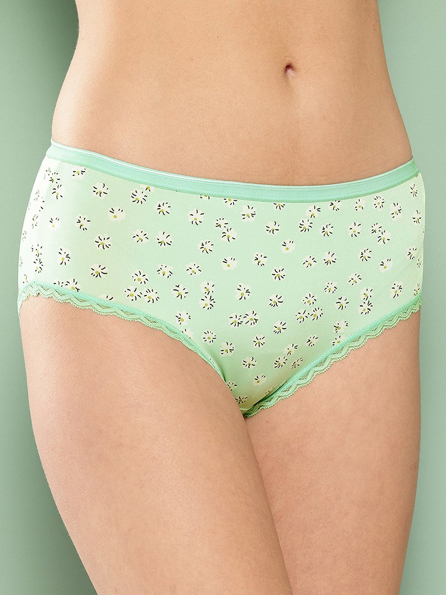 Pack of 2 - Floral and Camo Print Hipster Briefs