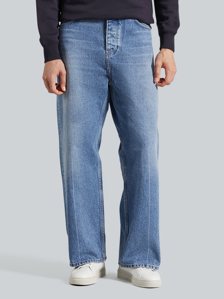 Men Loose Straight Fit Jeans