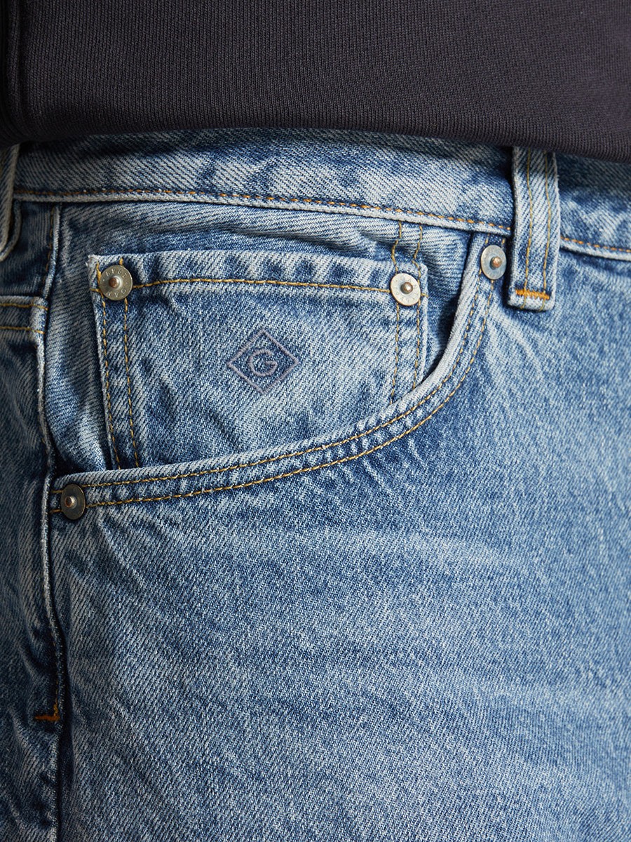 Men Loose Straight Fit Jeans