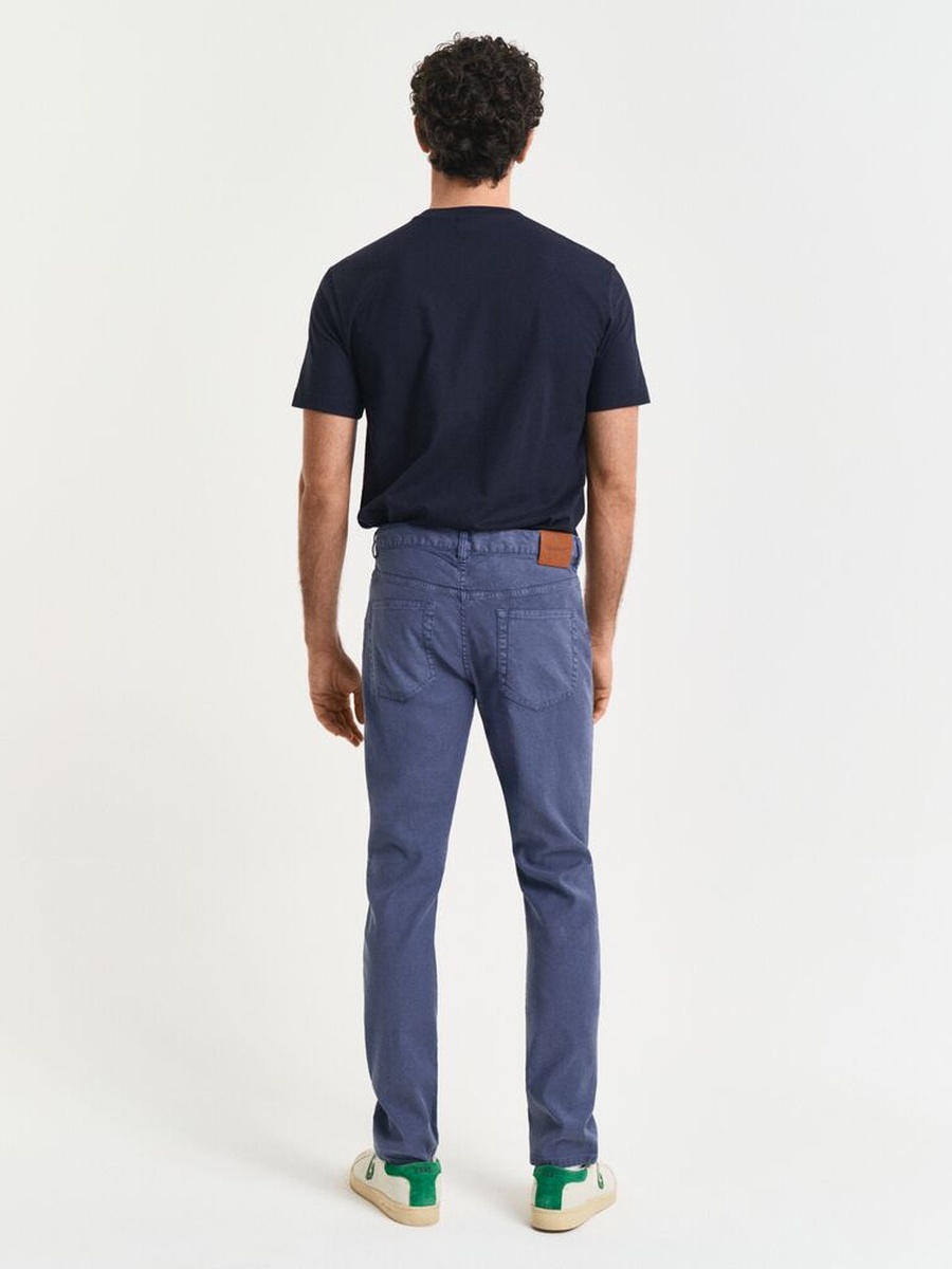 Men Slim Cotton Linen Jeans
