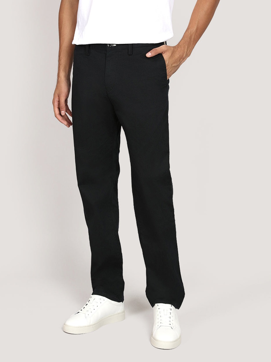 Men Mid Rise Twill Chinos