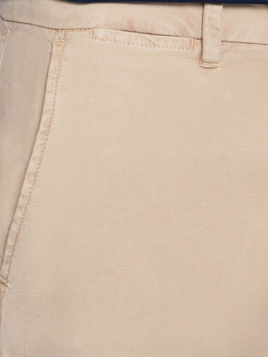 Men Slim Cotton Linen Chinos