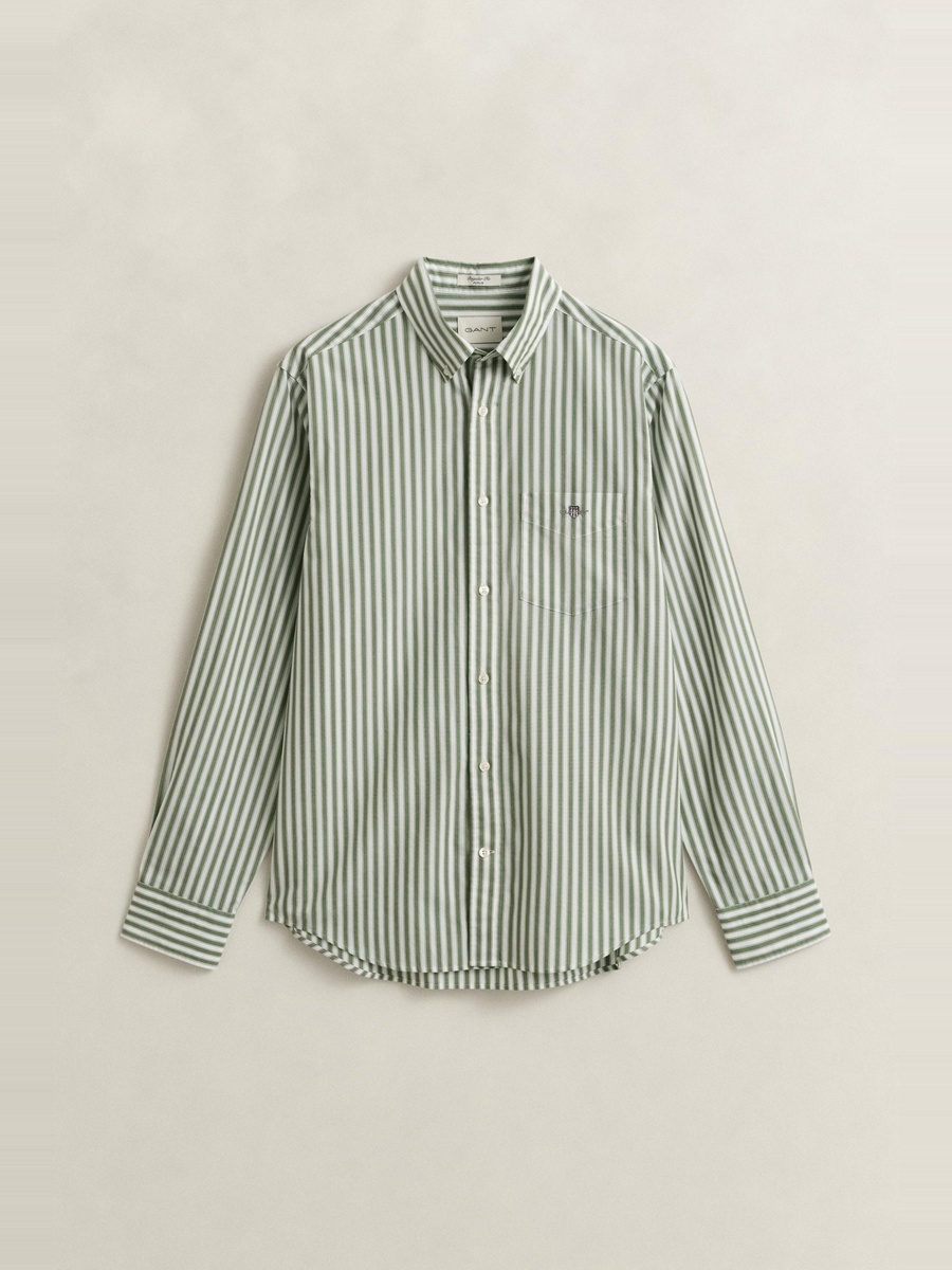 Men Regular Classic Poplin Stripe Shirt