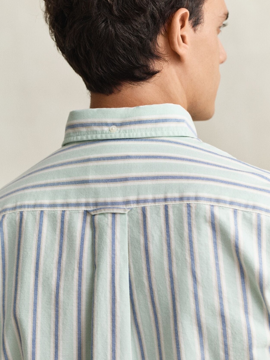 Men Regular Archive Oxford Stripe Shirt