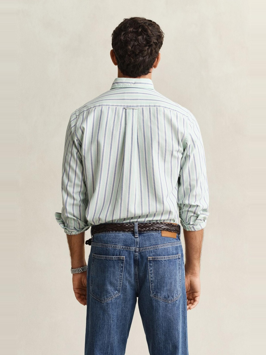 Men Regular Archive Oxford Stripe Shirt