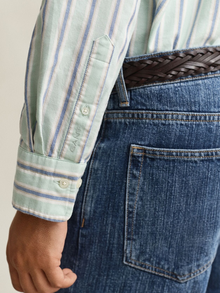 Men Regular Archive Oxford Stripe Shirt