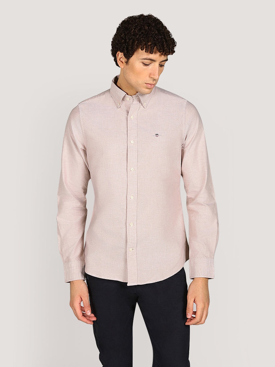 Men Slim Oxford Shirt