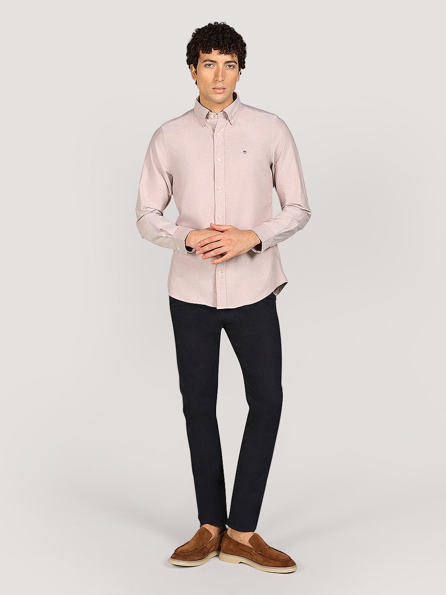 Men Slim Oxford Shirt