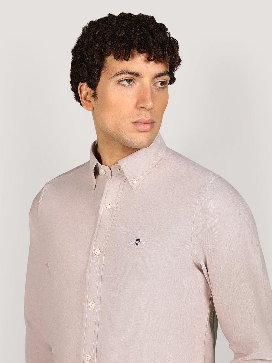 Men Slim Oxford Shirt