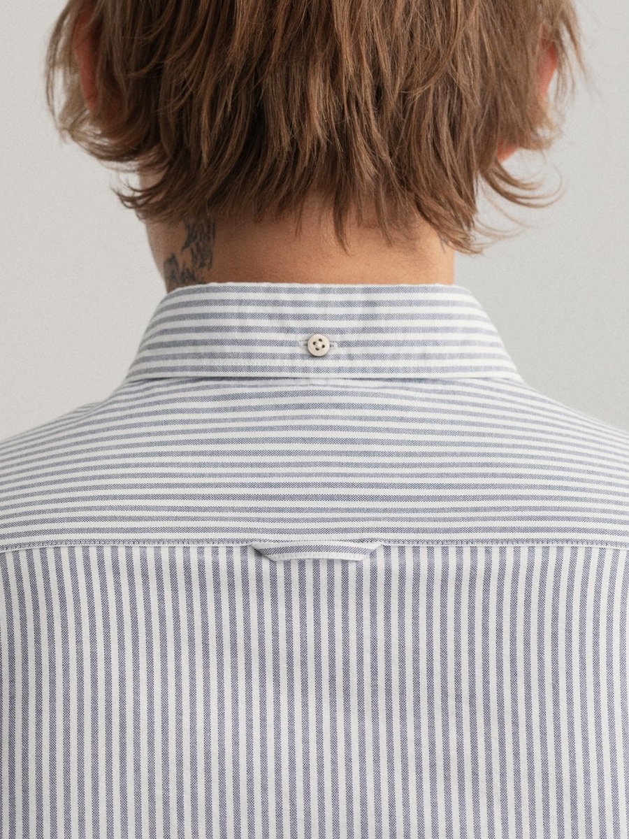 Men Slim Banker Oxford Shirt
